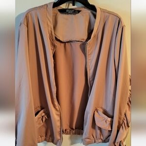 Stoosh Women's Rose Bomber Jacket. BUNDLE AND SAVE!